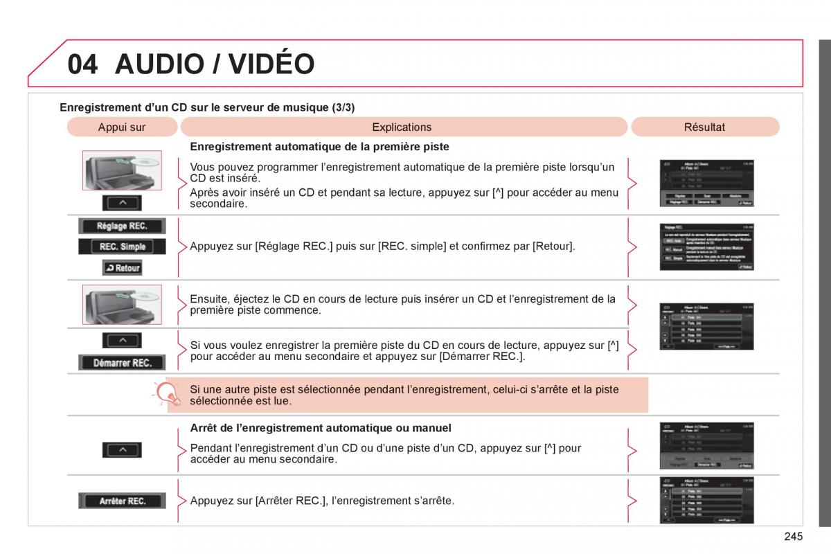 Citroen C4 Aircross manuel du proprietaire / page 247