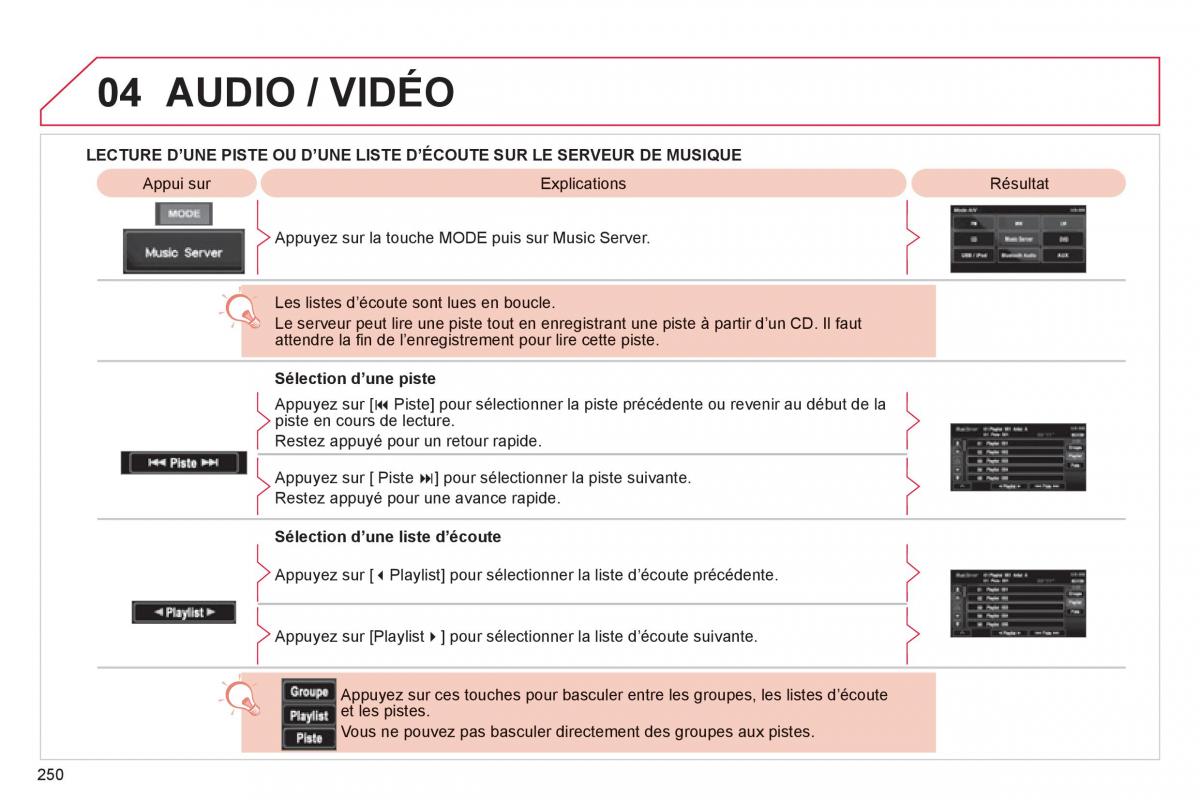 Citroen C4 Aircross manuel du proprietaire / page 252