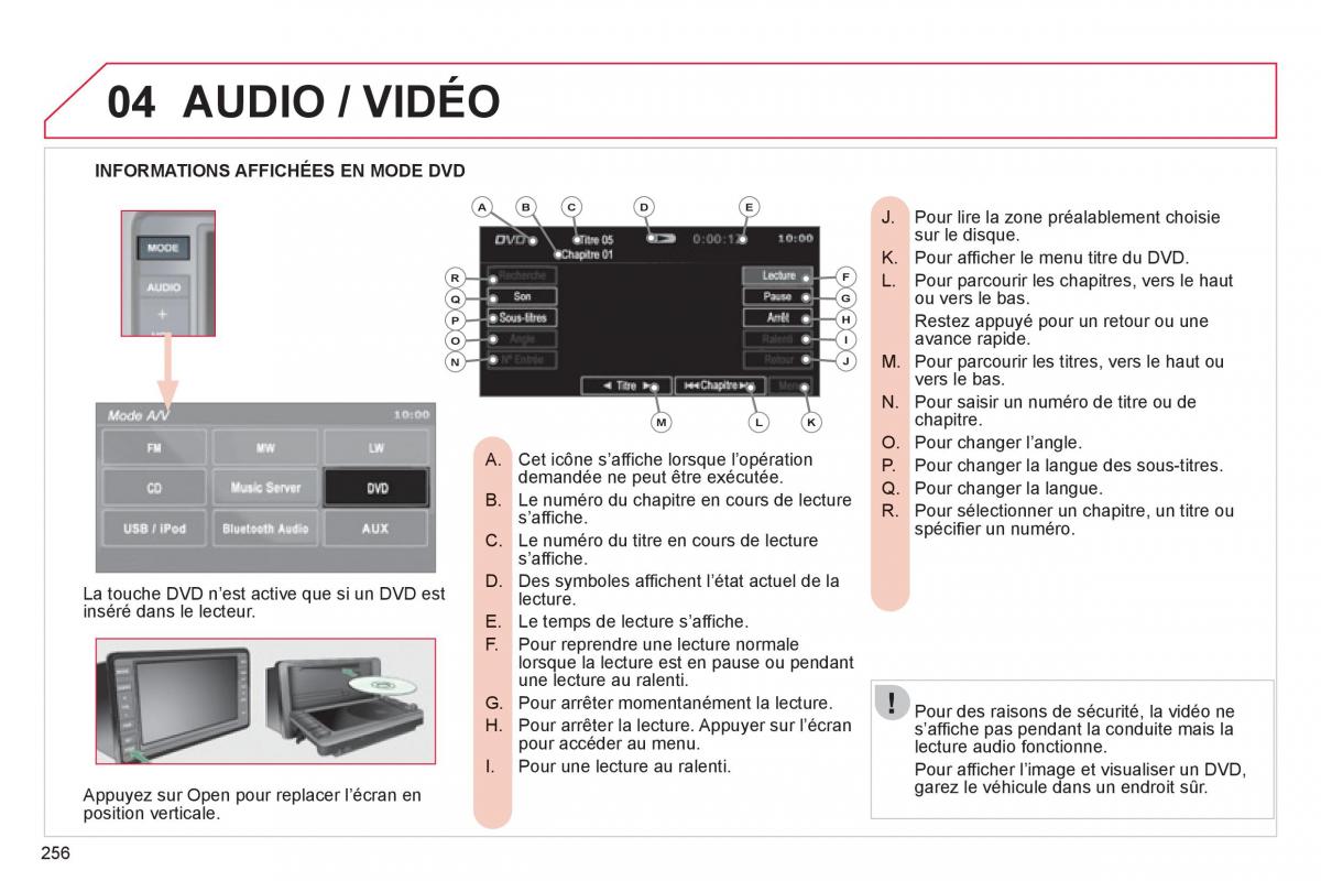 Citroen C4 Aircross manuel du proprietaire / page 258