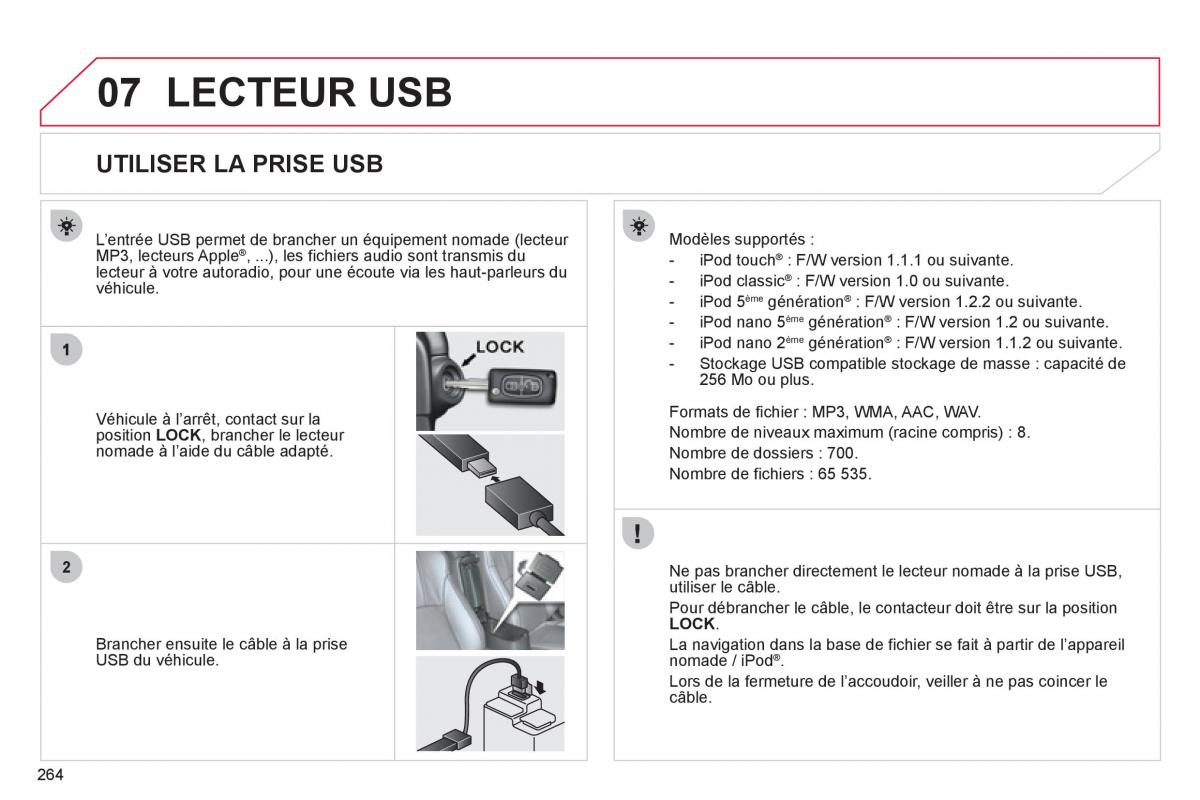 Citroen C4 Aircross manuel du proprietaire / page 266