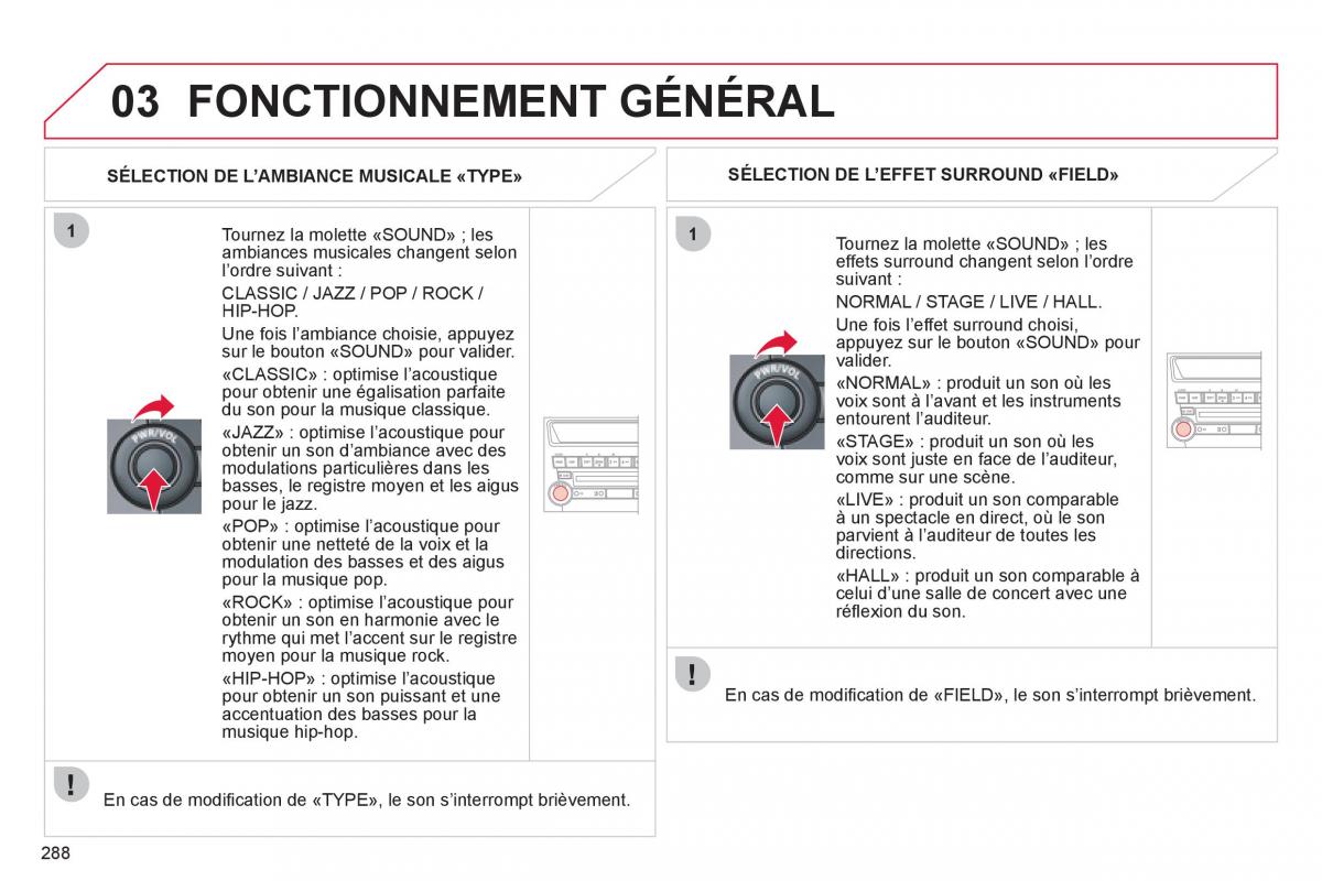 Citroen C4 Aircross manuel du proprietaire / page 290