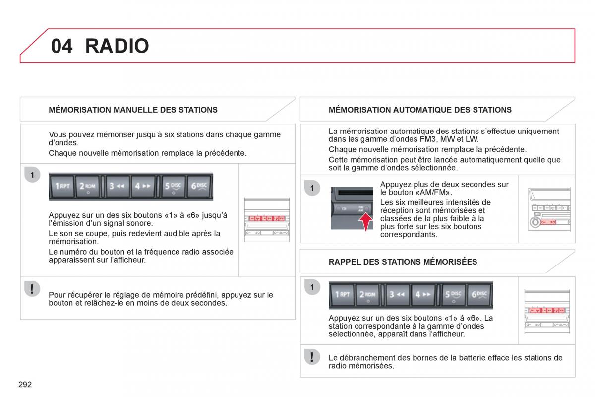 Citroen C4 Aircross manuel du proprietaire / page 294