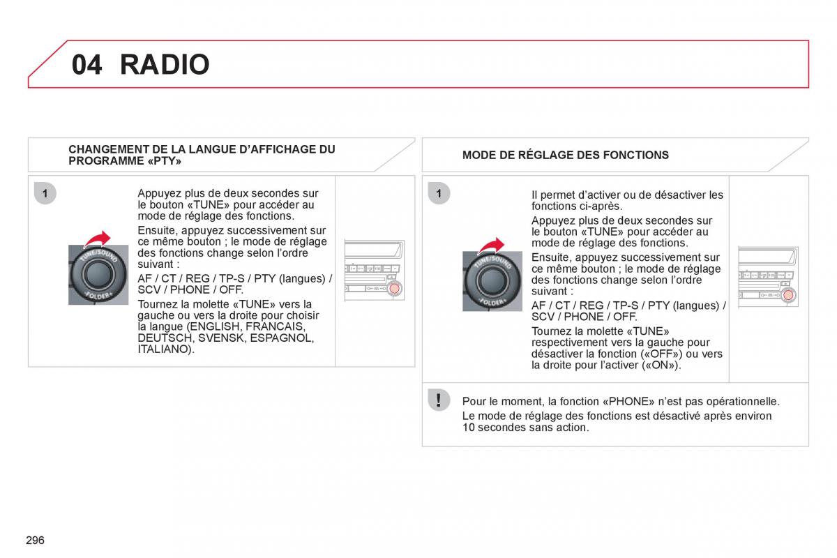 Citroen C4 Aircross manuel du proprietaire / page 298