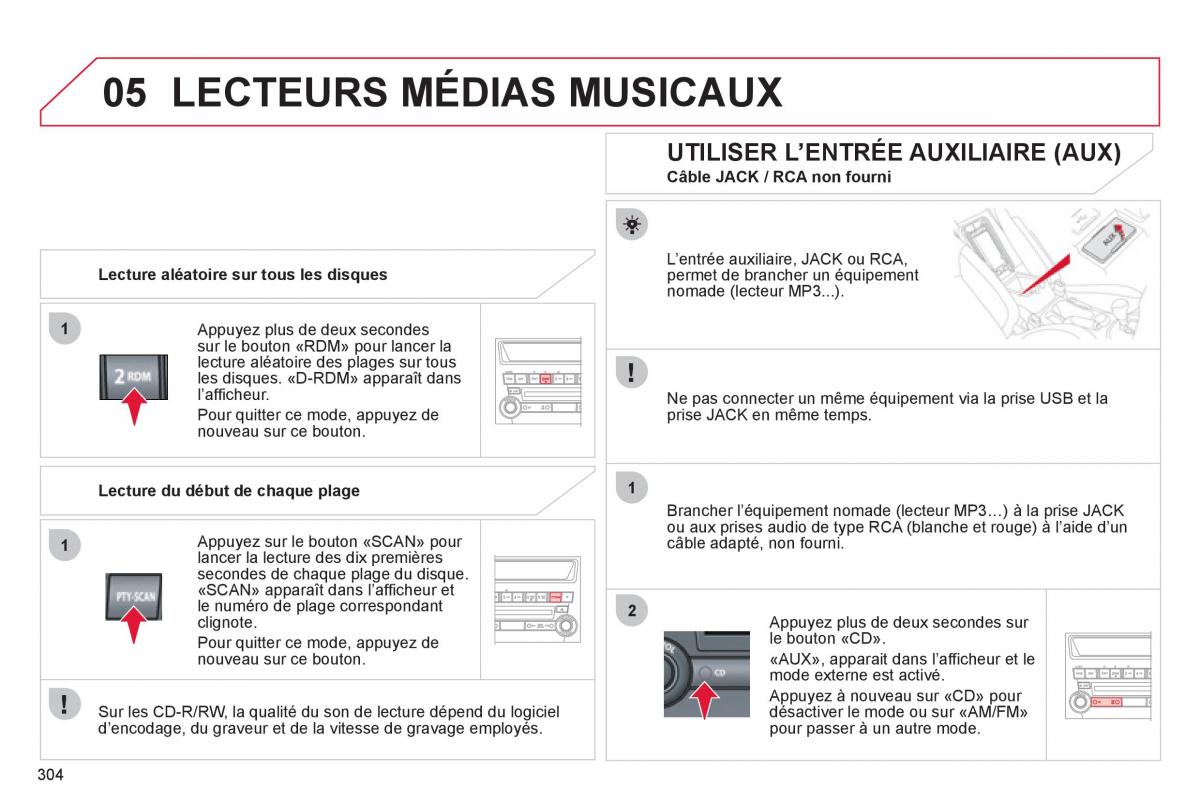 Citroen C4 Aircross manuel du proprietaire / page 306