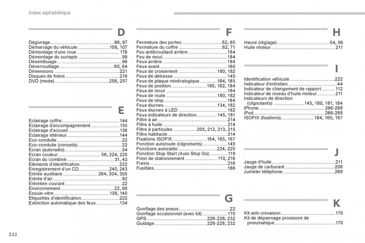 Citroen C4 Aircross manuel du proprietaire / page 324