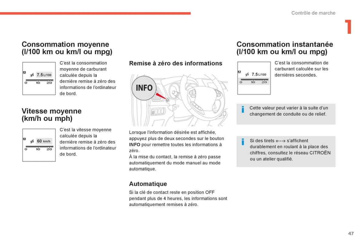 Citroen C4 Aircross manuel du proprietaire / page 49