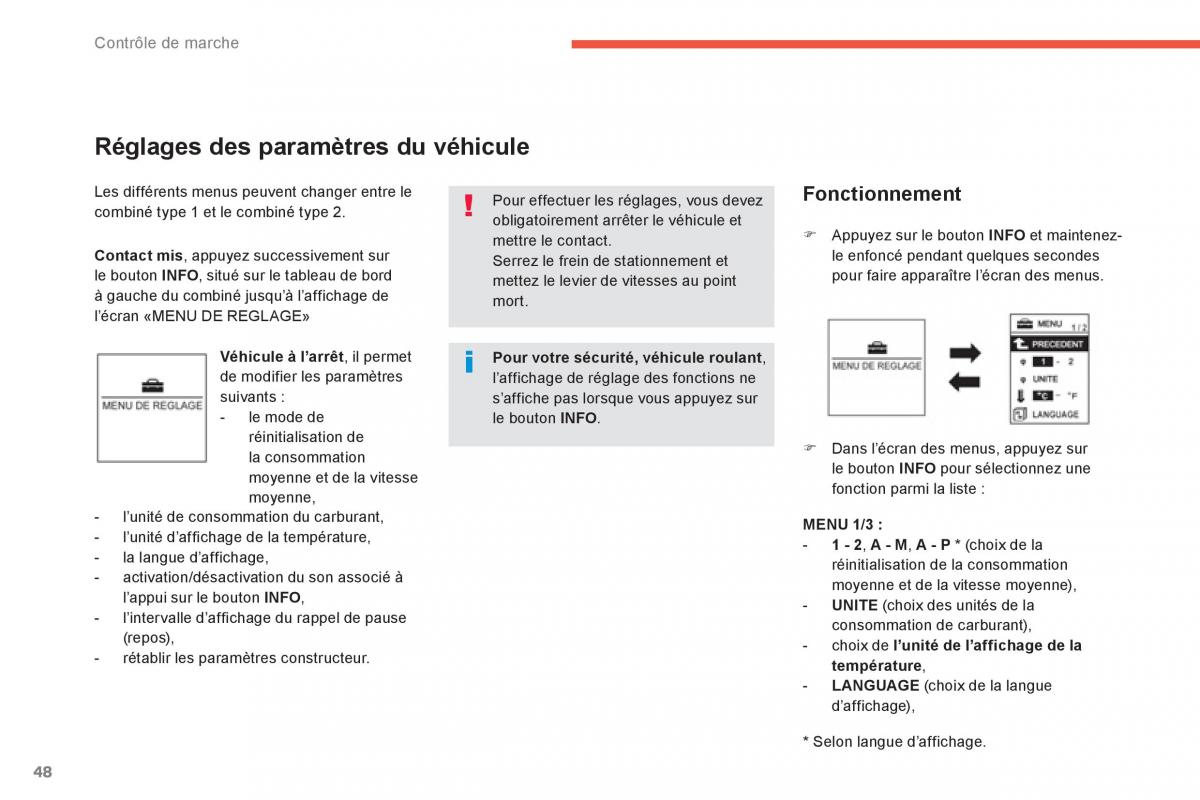 Citroen C4 Aircross manuel du proprietaire / page 50