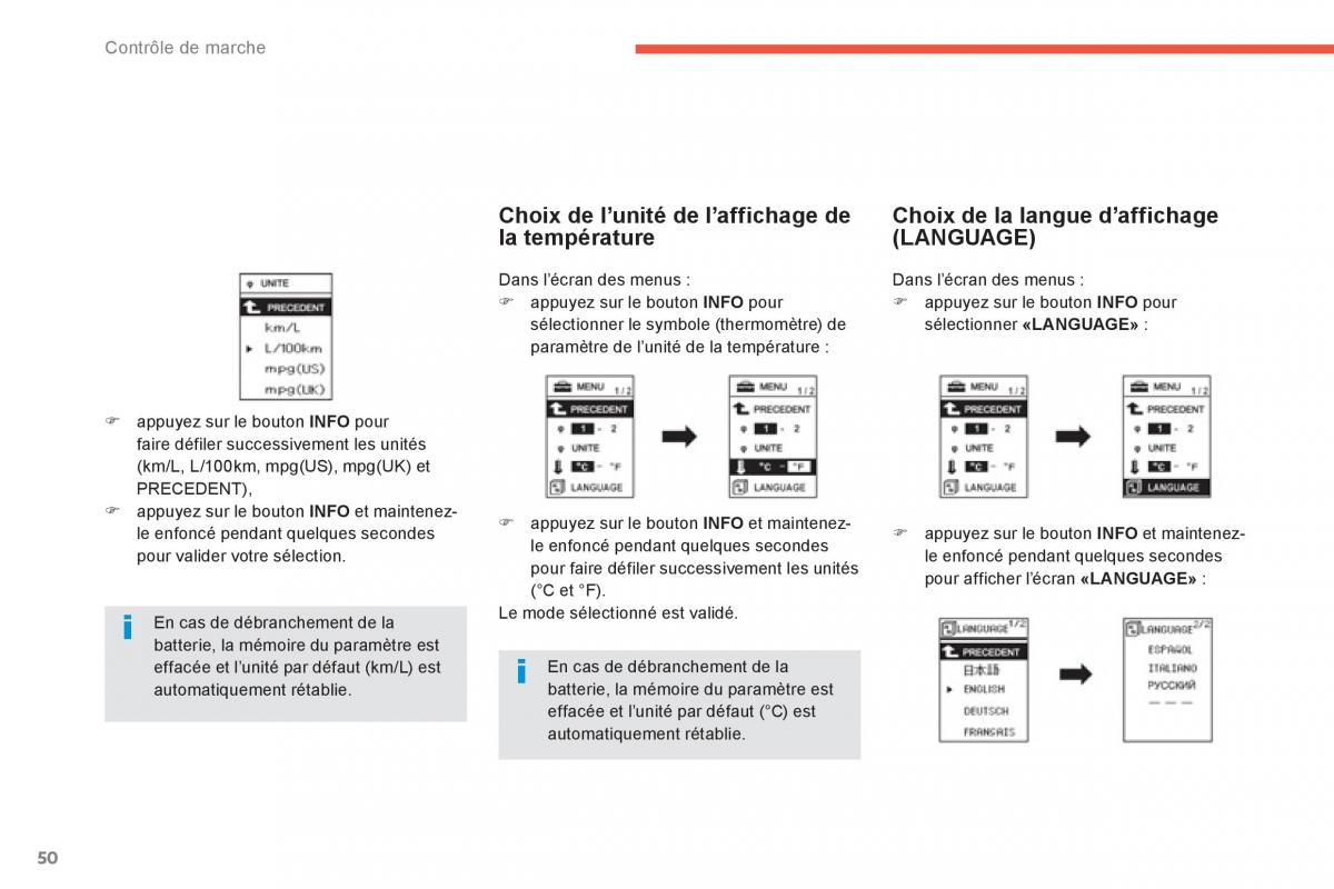 Citroen C4 Aircross manuel du proprietaire / page 52