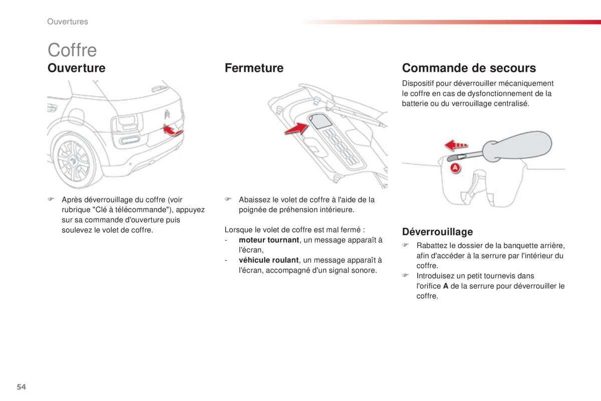 Citroen C4 Cactus manuel du proprietaire / page 56