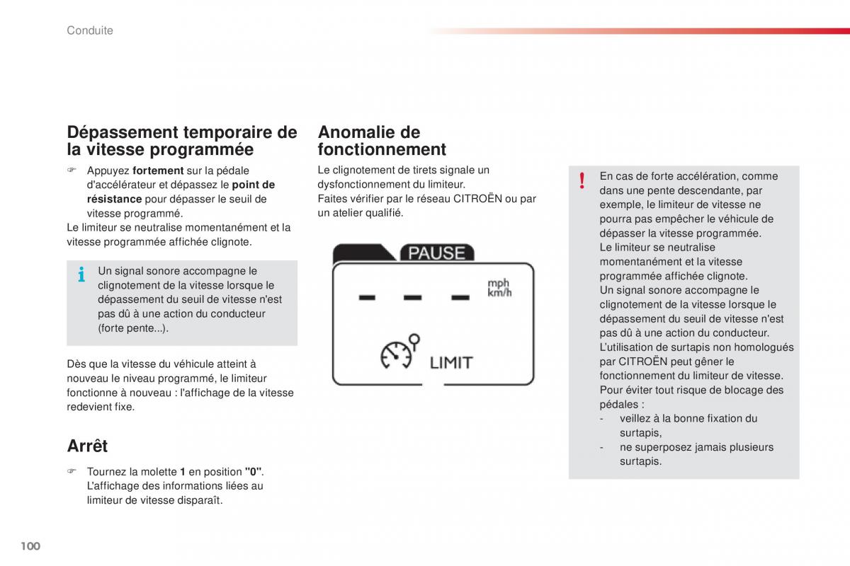 Citroen C4 Cactus manuel du proprietaire / page 102