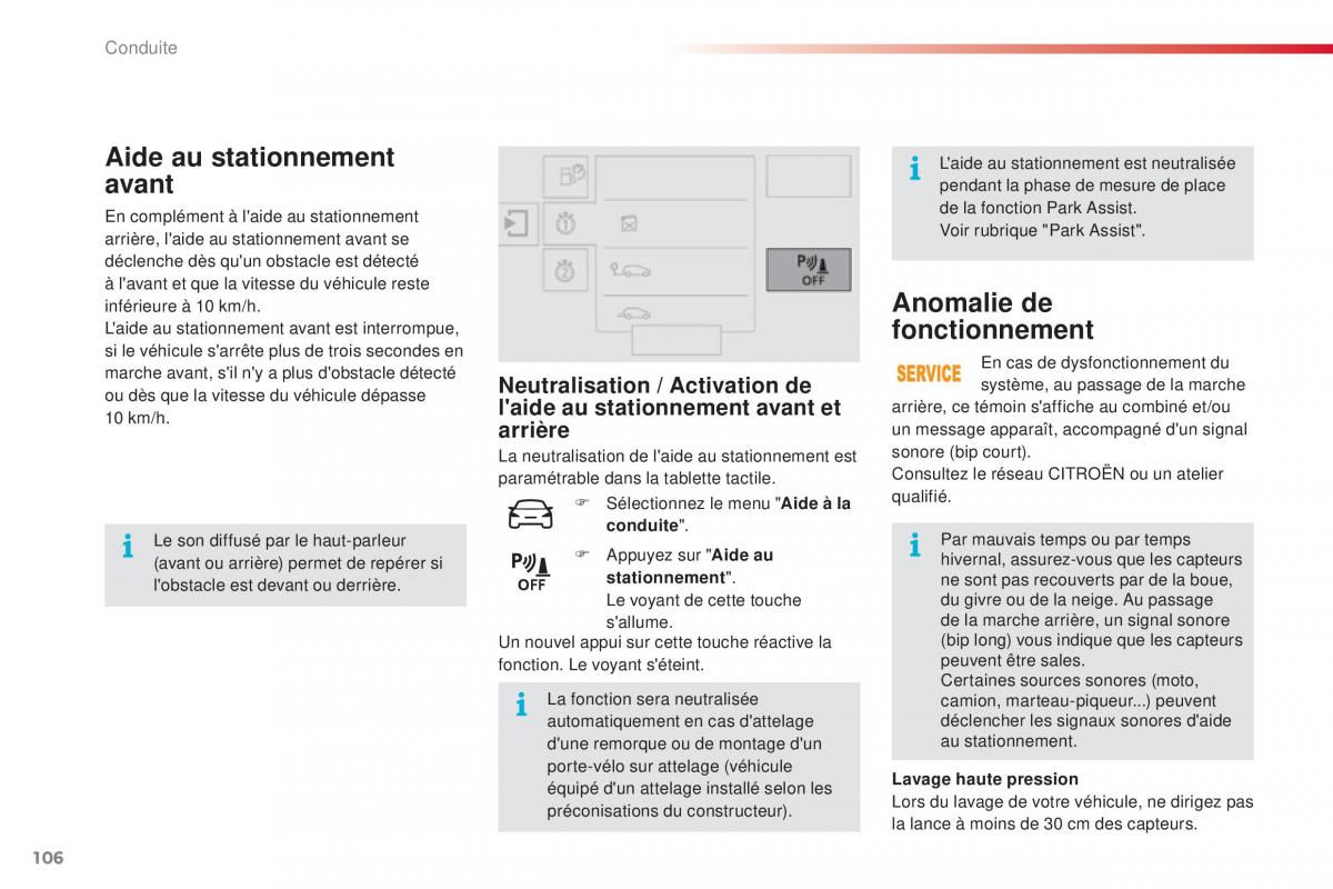 Citroen C4 Cactus manuel du proprietaire / page 108