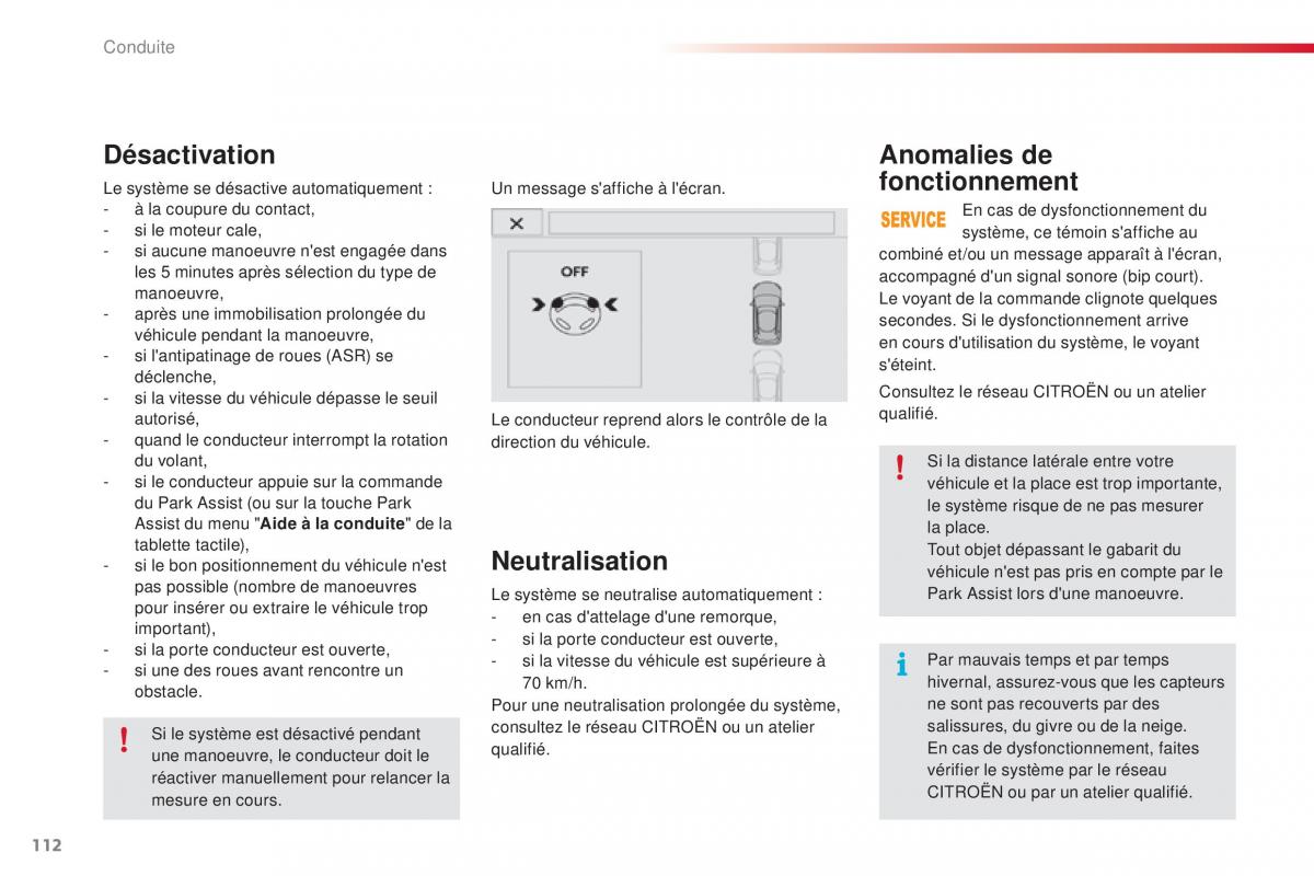 Citroen C4 Cactus manuel du proprietaire / page 114