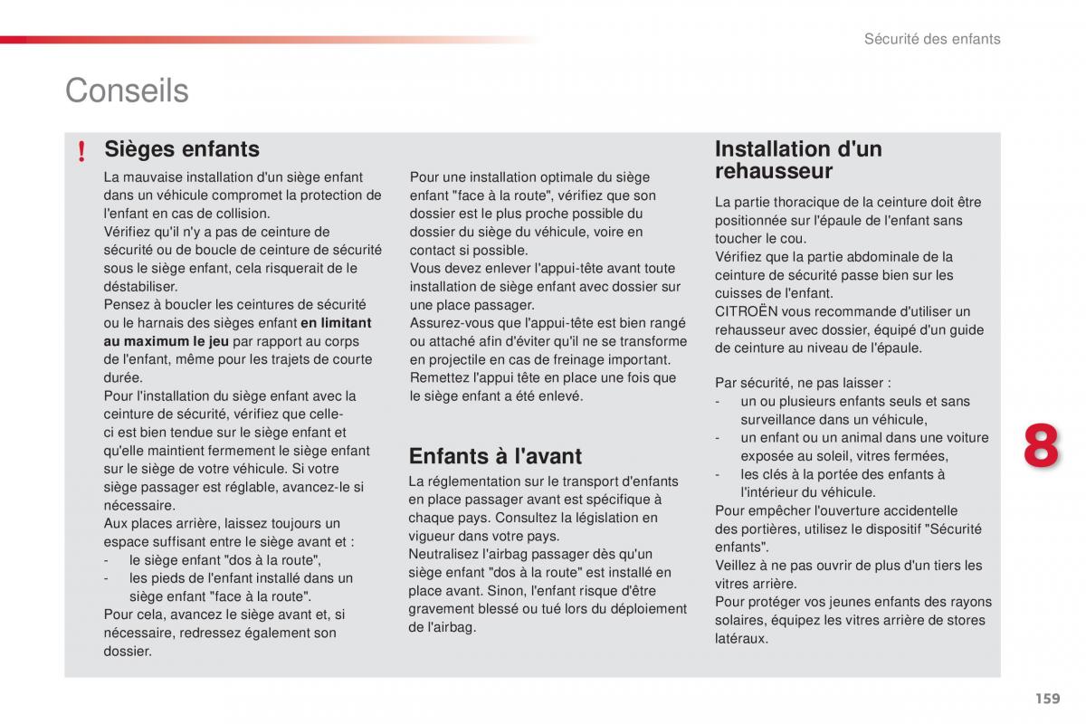 Citroen C4 Cactus manuel du proprietaire / page 161