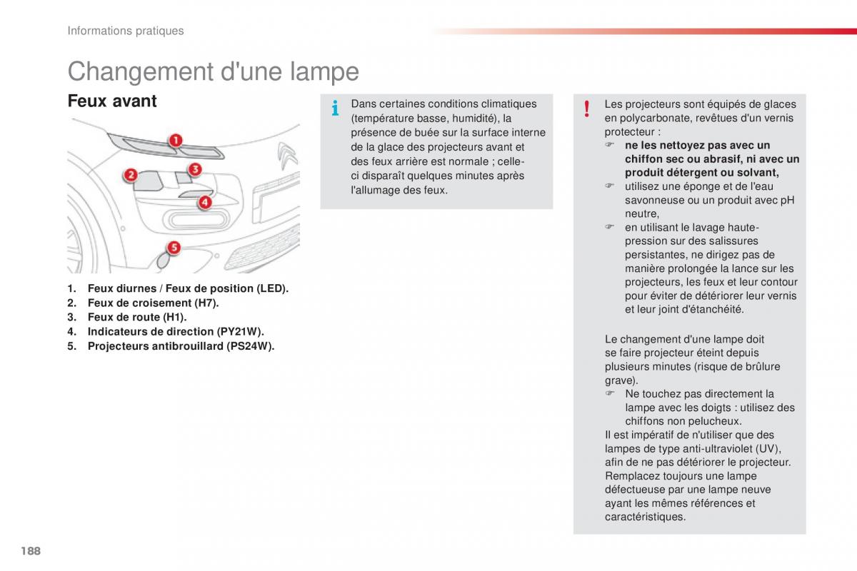 Citroen C4 Cactus manuel du proprietaire / page 190