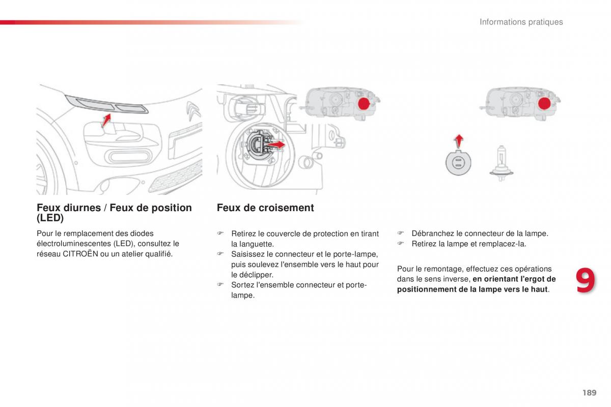 Citroen C4 Cactus manuel du proprietaire / page 191