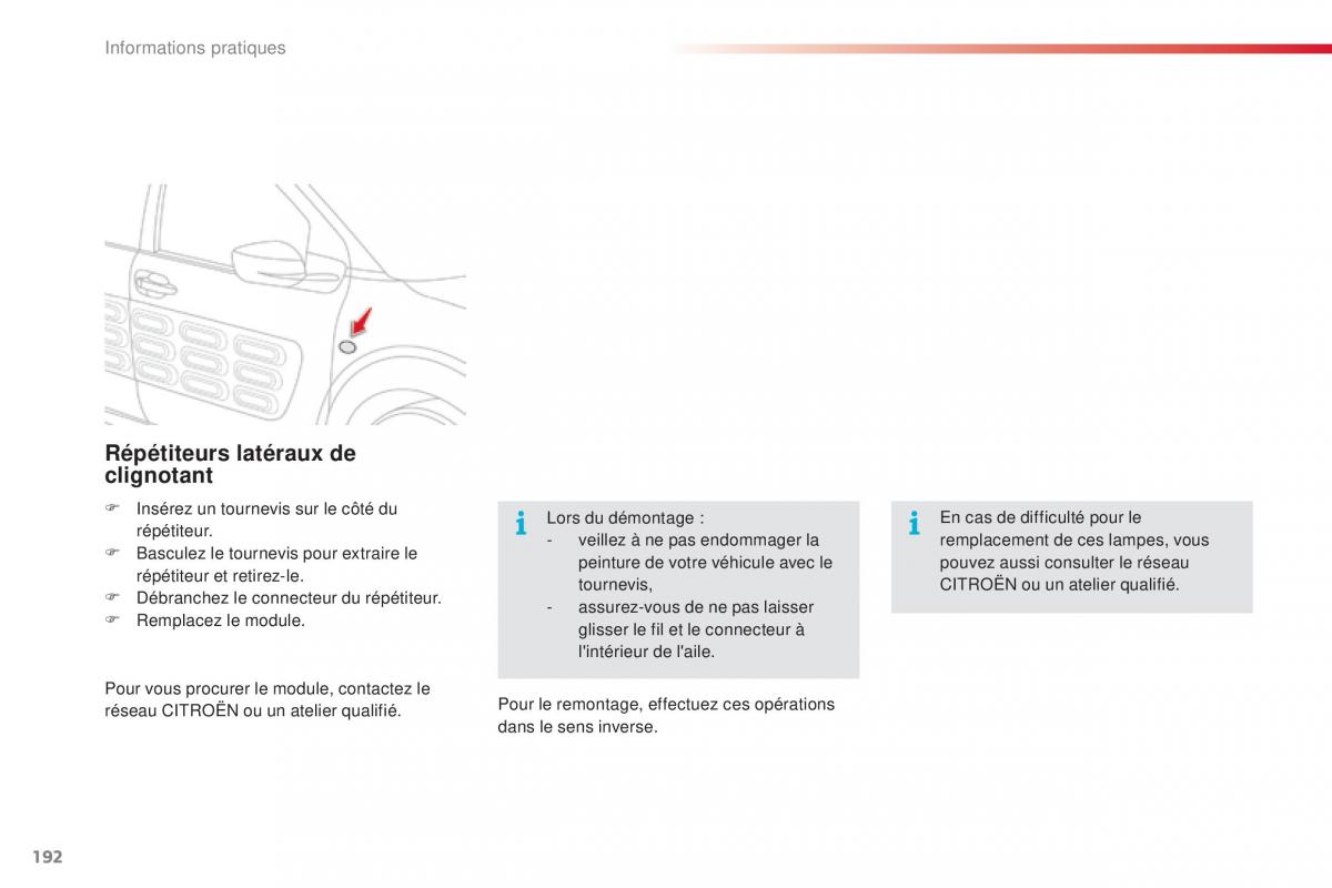 Citroen C4 Cactus manuel du proprietaire / page 194