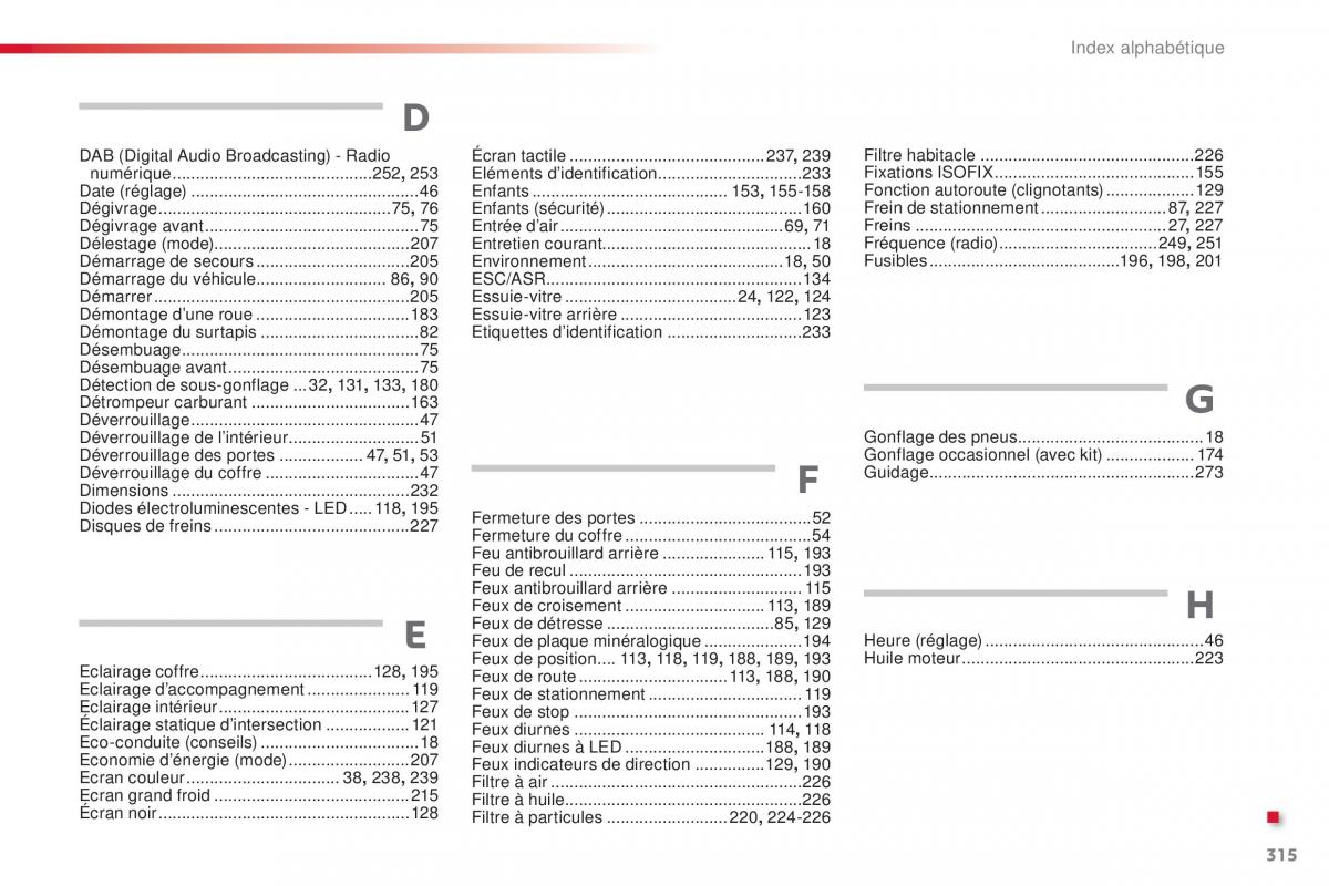 Citroen C4 Cactus manuel du proprietaire / page 317