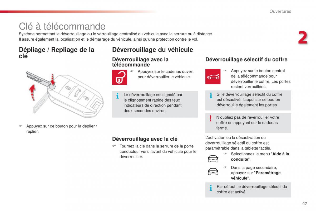 Citroen C4 Cactus manuel du proprietaire / page 49