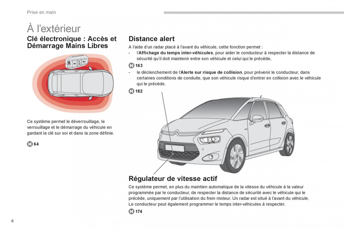 Citroen C4 Picasso Grand Picasso II 2 manuel du proprietaire / page 6