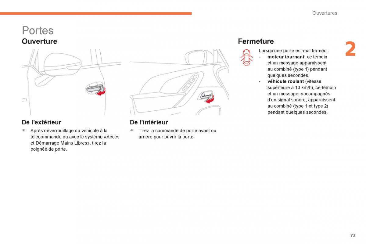 Citroen C4 Picasso Grand Picasso II 2 manuel du proprietaire / page 75