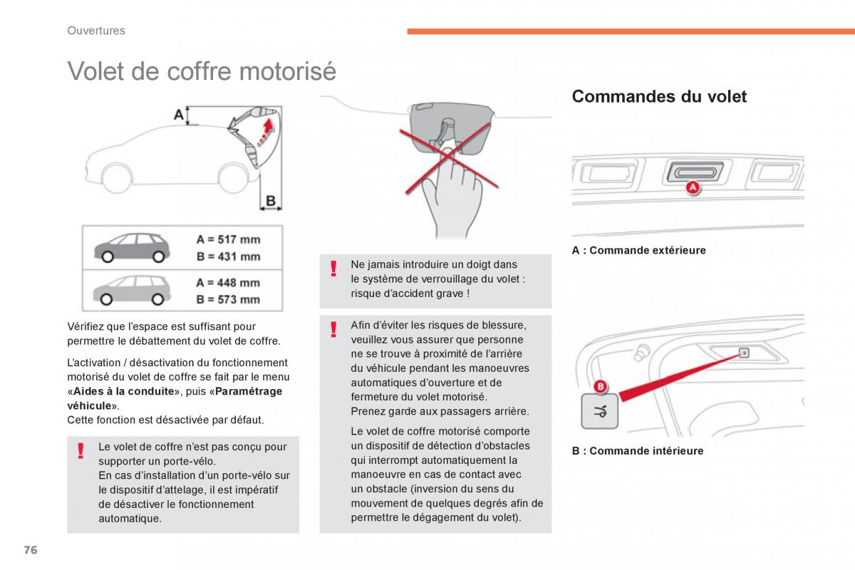 Citroen C4 Picasso Grand Picasso II 2 manuel du proprietaire / page 78