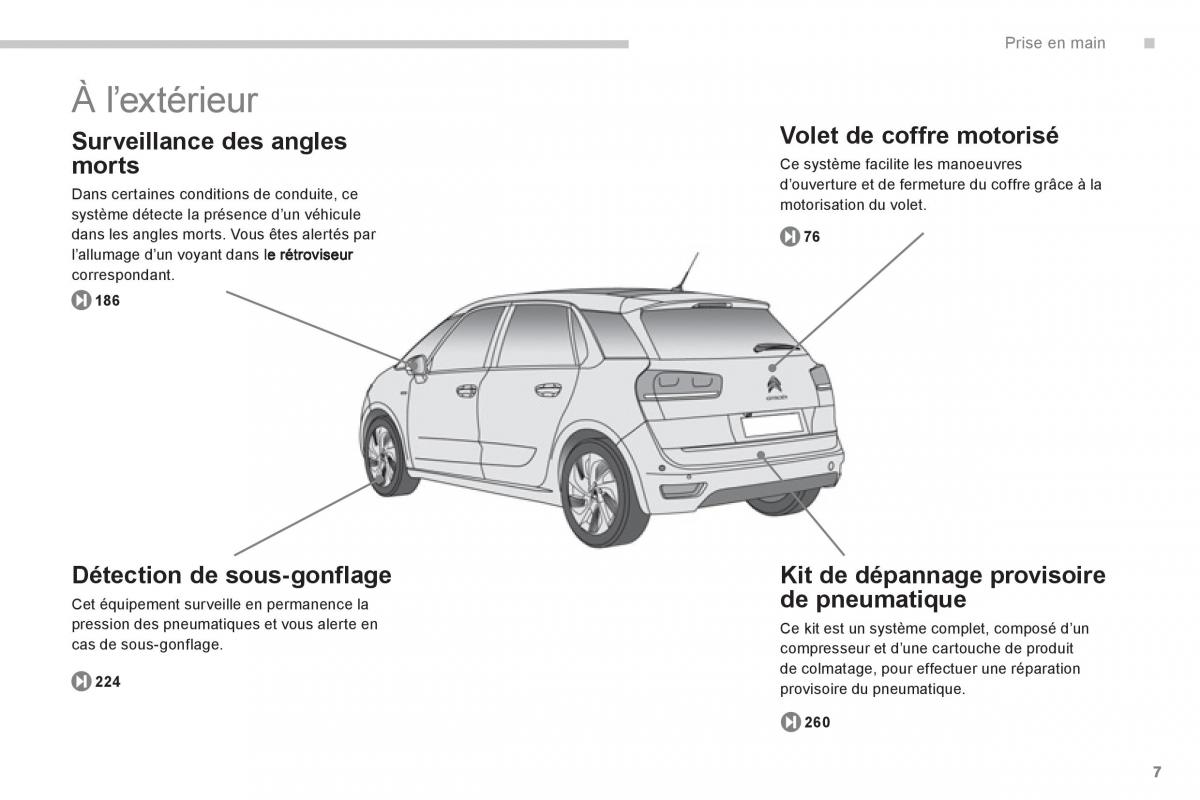 Citroen C4 Picasso Grand Picasso II 2 manuel du proprietaire / page 9