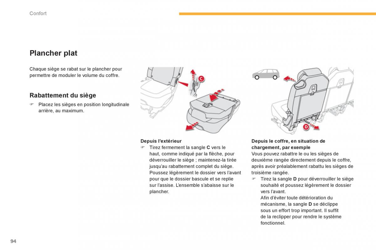 Citroen C4 Picasso Grand Picasso II 2 manuel du proprietaire / page 96