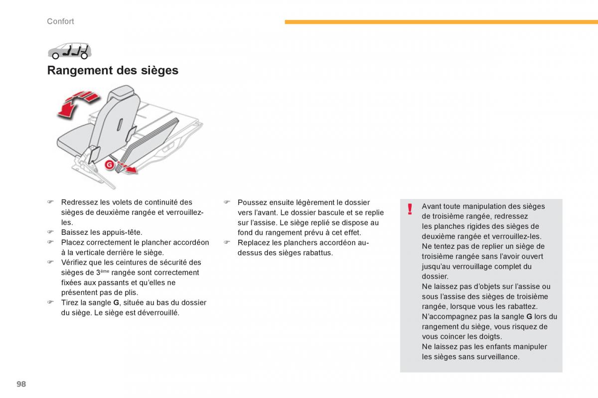 Citroen C4 Picasso Grand Picasso II 2 manuel du proprietaire / page 100