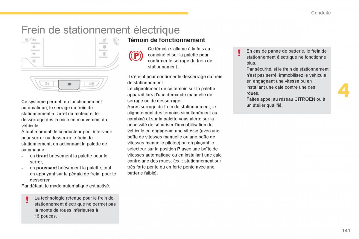 Citroen C4 Picasso Grand Picasso II 2 manuel du proprietaire / page 143