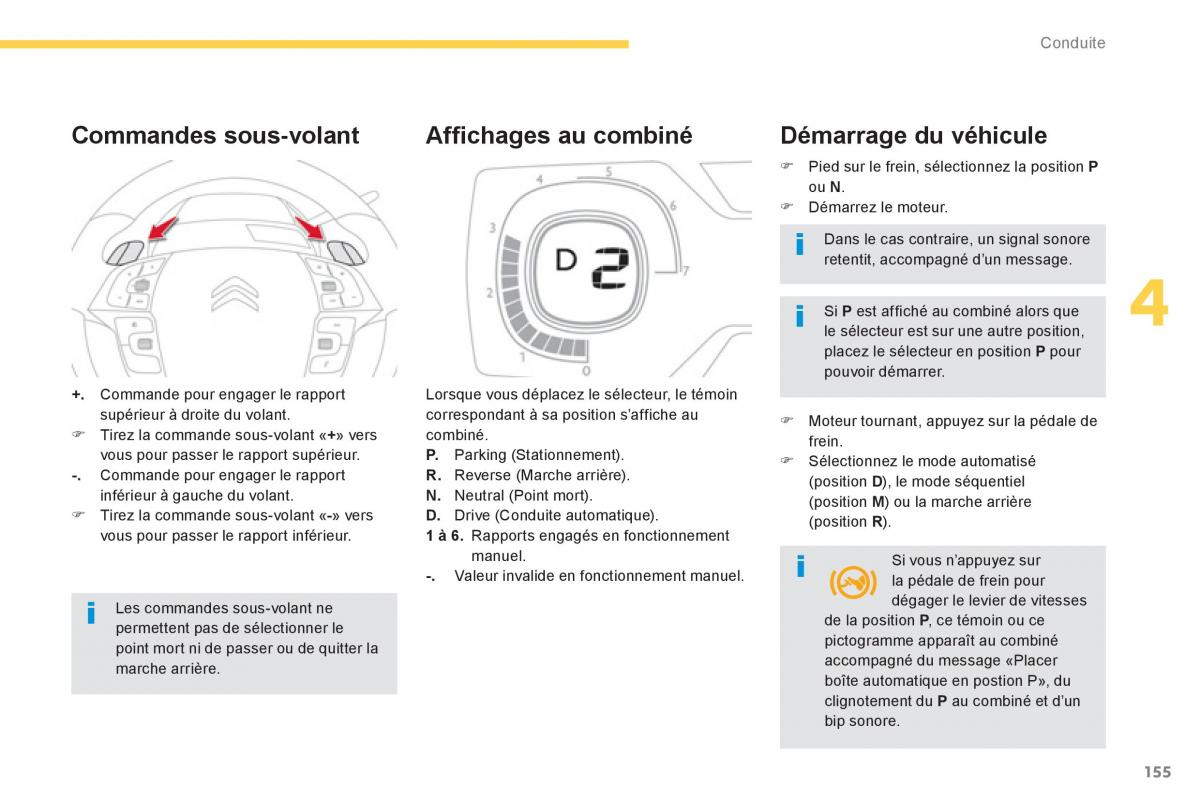 Citroen C4 Picasso Grand Picasso II 2 manuel du proprietaire / page 157