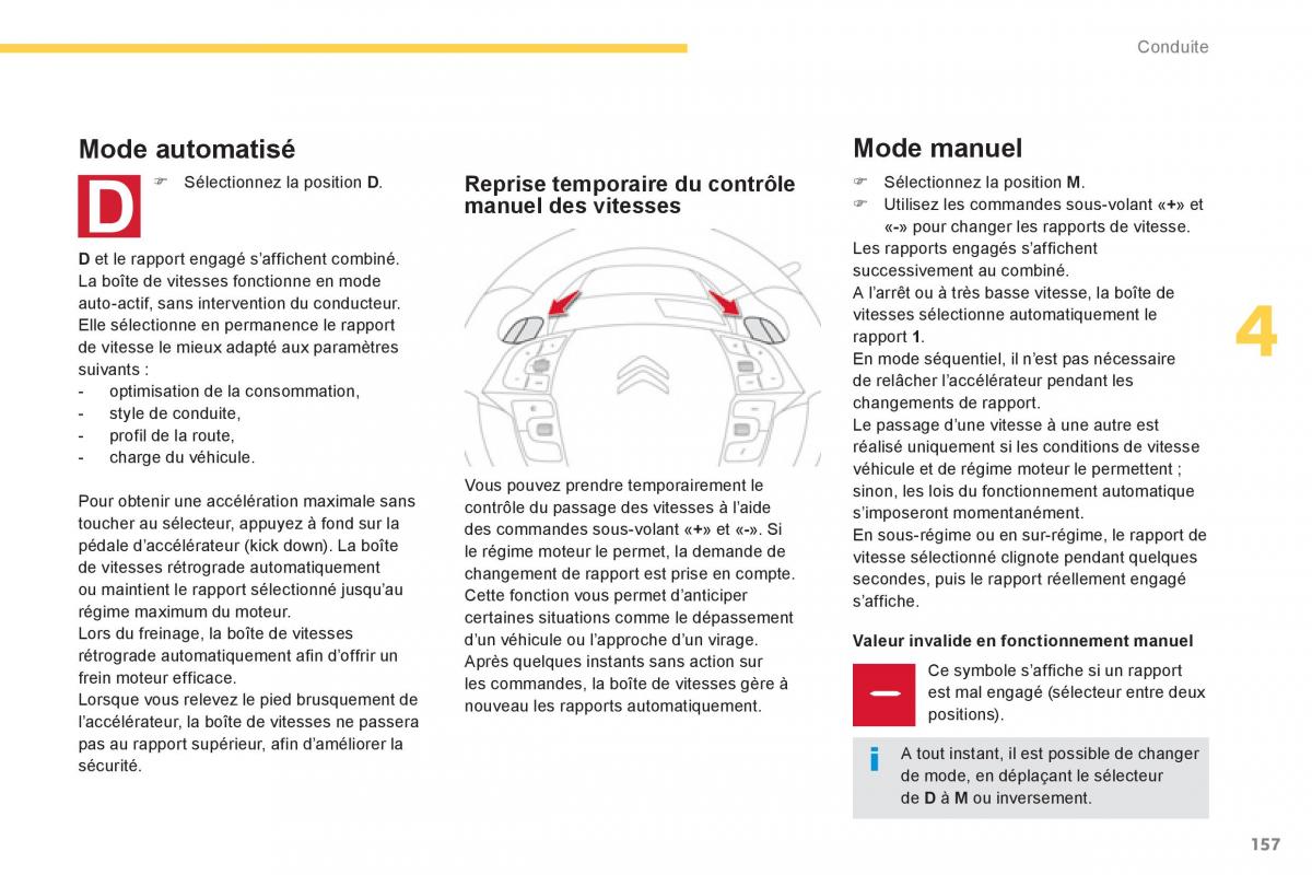 Citroen C4 Picasso Grand Picasso II 2 manuel du proprietaire / page 159