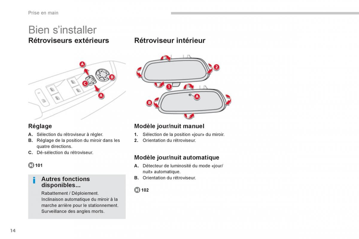 Citroen C4 Picasso Grand Picasso II 2 manuel du proprietaire / page 16