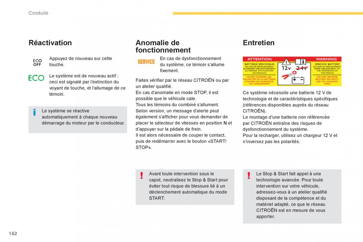 Citroen C4 Picasso Grand Picasso II 2 manuel du proprietaire / page 164