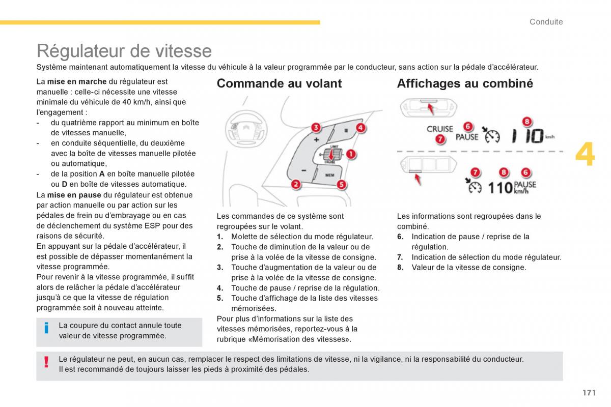 Citroen C4 Picasso Grand Picasso II 2 manuel du proprietaire / page 173