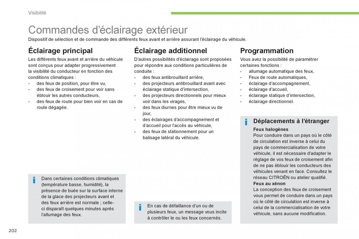 Citroen C4 Picasso Grand Picasso II 2 manuel du proprietaire / page 204