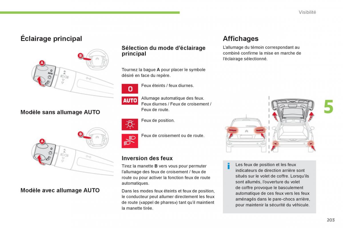 Citroen C4 Picasso Grand Picasso II 2 manuel du proprietaire / page 205