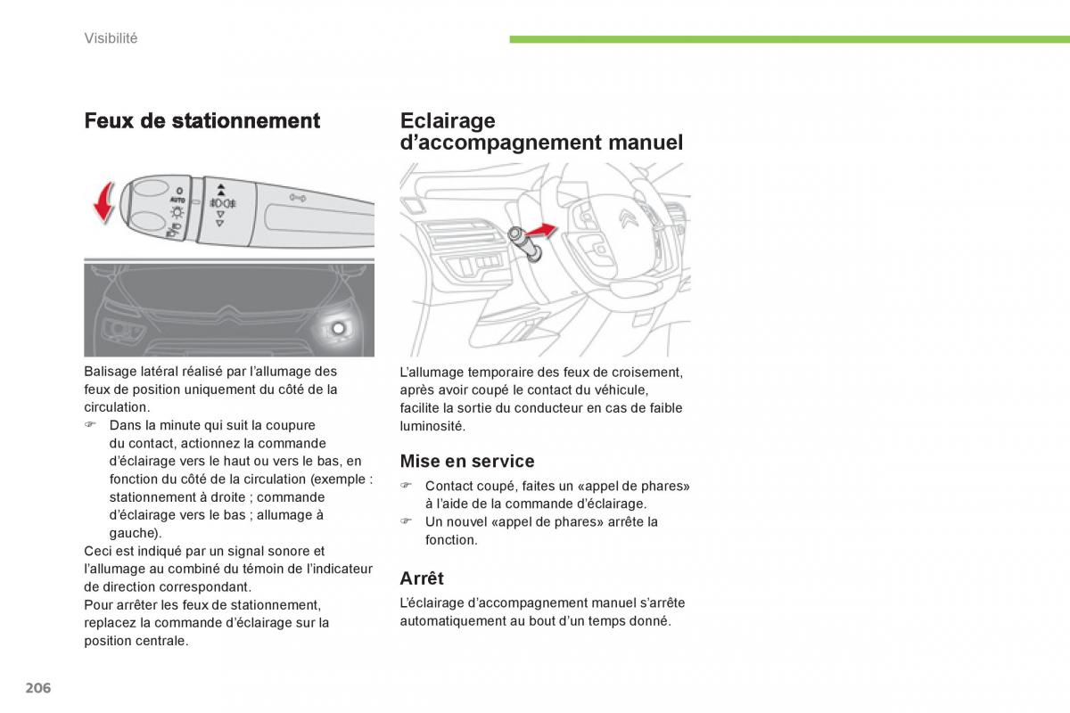 Citroen C4 Picasso Grand Picasso II 2 manuel du proprietaire / page 208