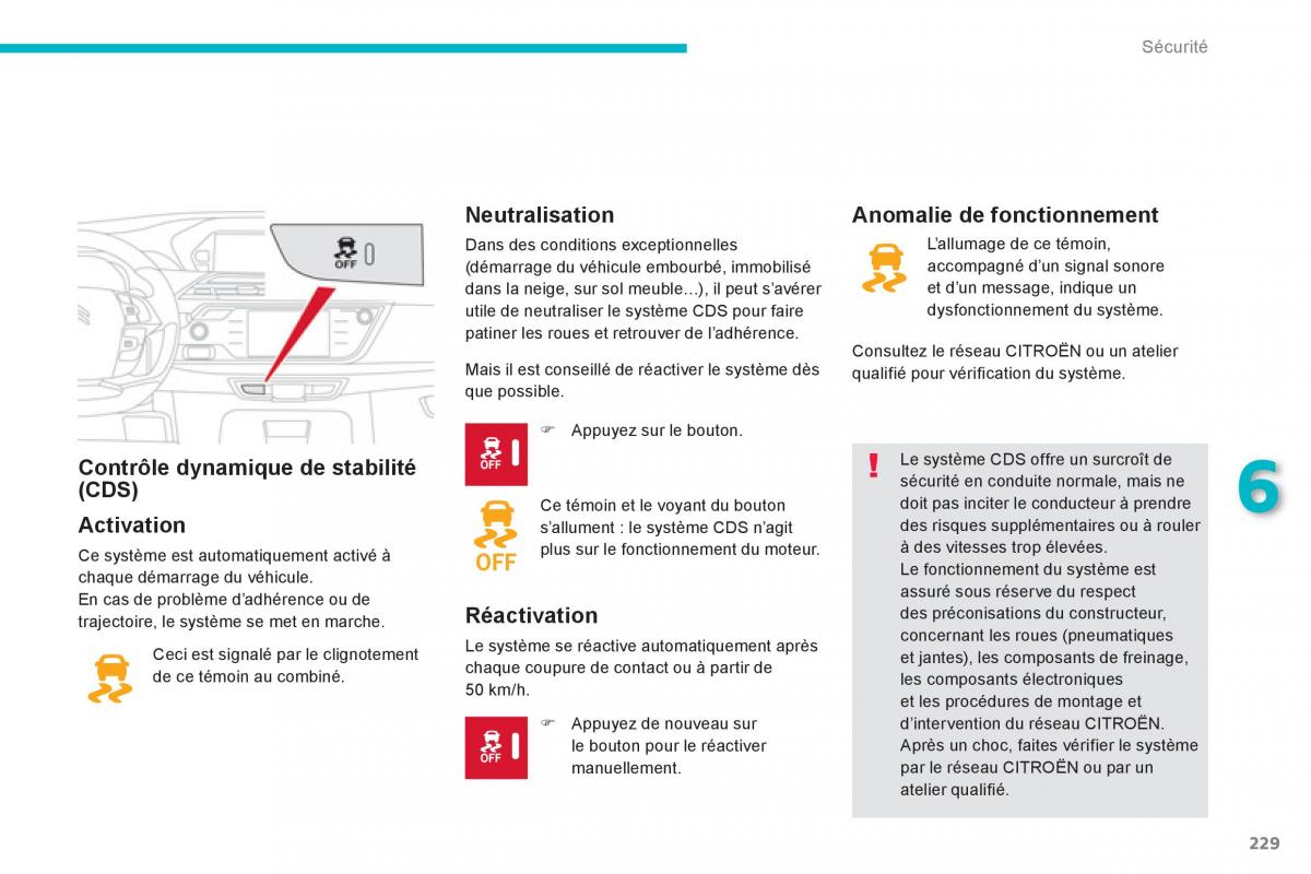 Citroen C4 Picasso Grand Picasso II 2 manuel du proprietaire / page 231