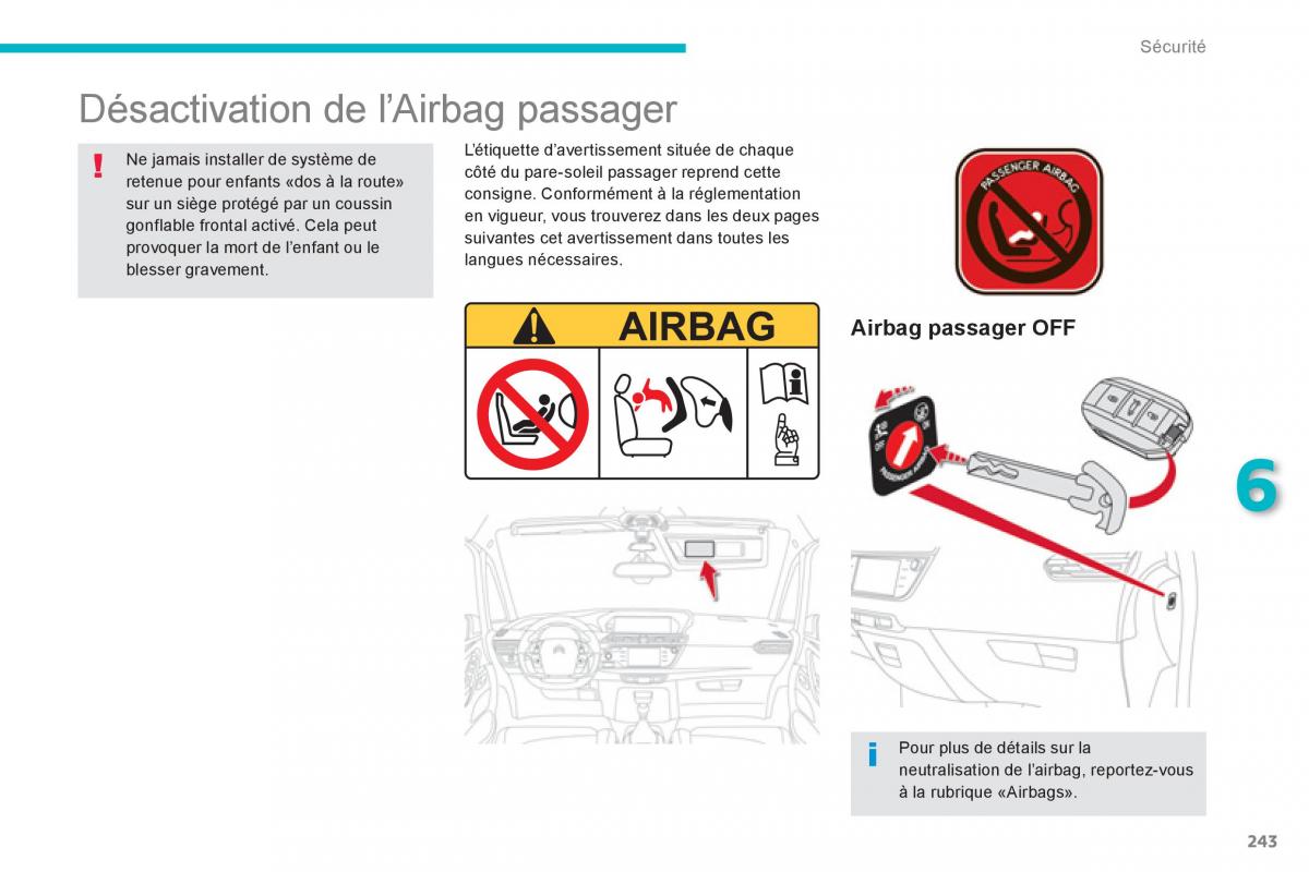 Citroen C4 Picasso Grand Picasso II 2 manuel du proprietaire / page 245