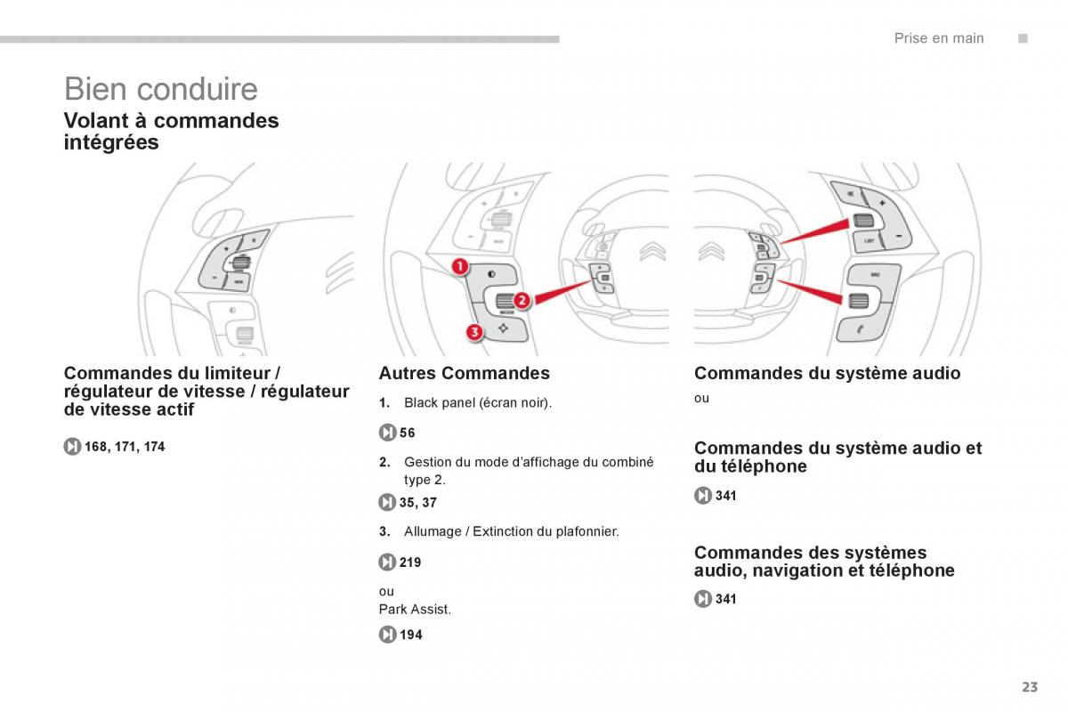 Citroen C4 Picasso Grand Picasso II 2 manuel du proprietaire / page 25