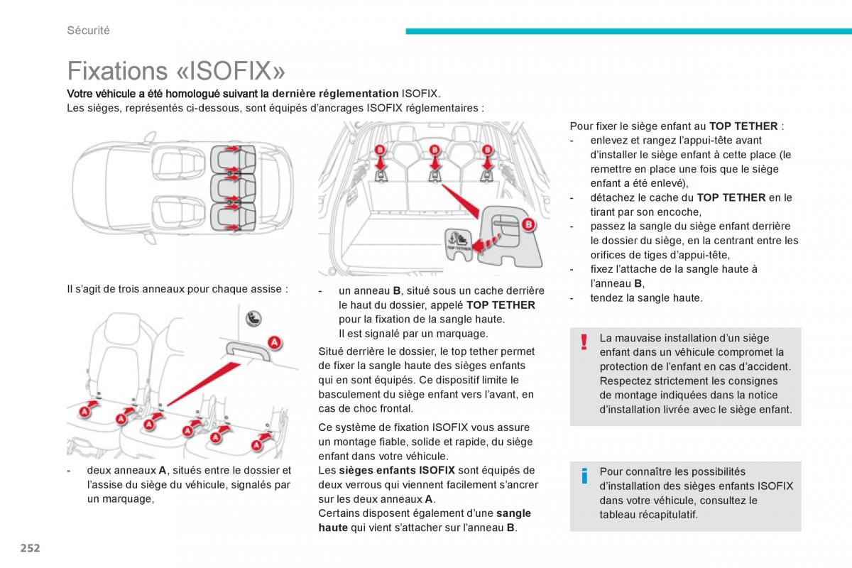 Citroen C4 Picasso Grand Picasso II 2 manuel du proprietaire / page 254