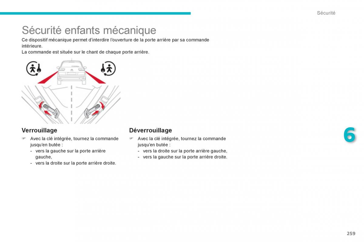 Citroen C4 Picasso Grand Picasso II 2 manuel du proprietaire / page 261