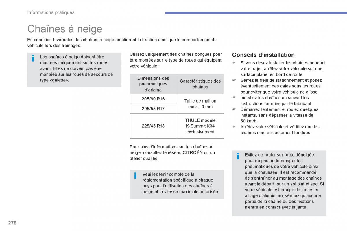 Citroen C4 Picasso Grand Picasso II 2 manuel du proprietaire / page 280