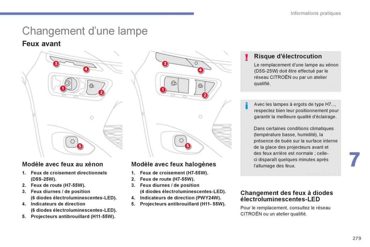 Citroen C4 Picasso Grand Picasso II 2 manuel du proprietaire / page 281