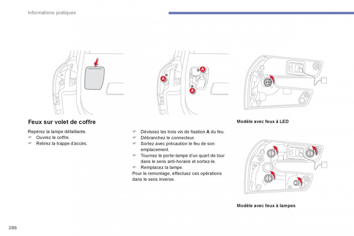 Citroen C4 Picasso Grand Picasso II 2 manuel du proprietaire / page 288