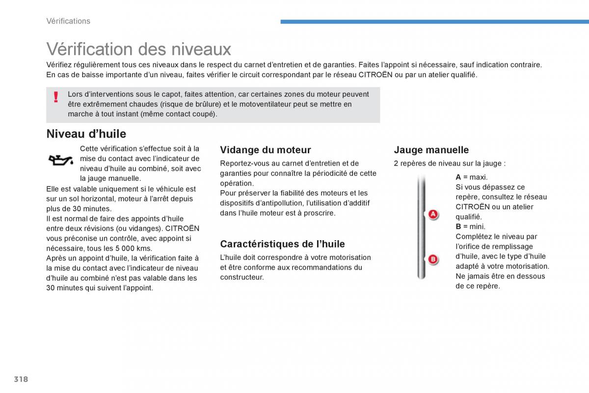 Citroen C4 Picasso Grand Picasso II 2 manuel du proprietaire / page 320