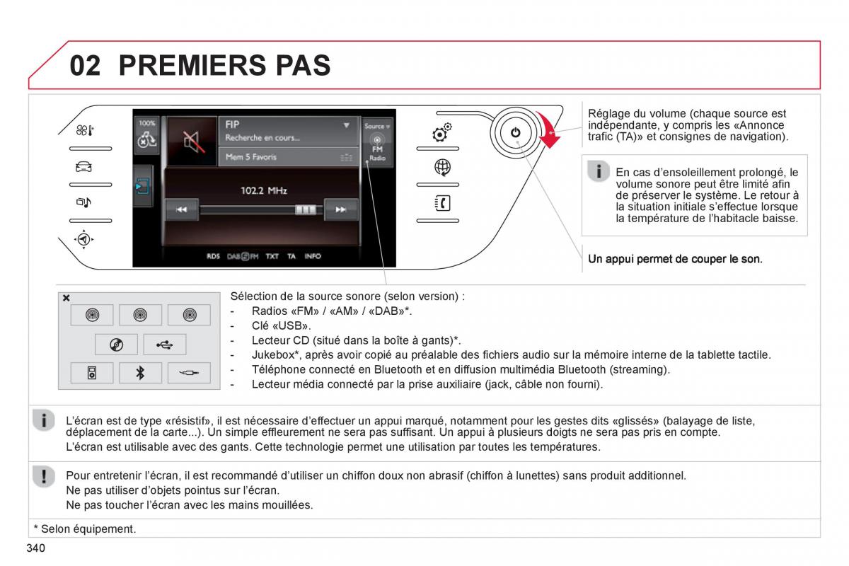 Citroen C4 Picasso Grand Picasso II 2 manuel du proprietaire / page 342