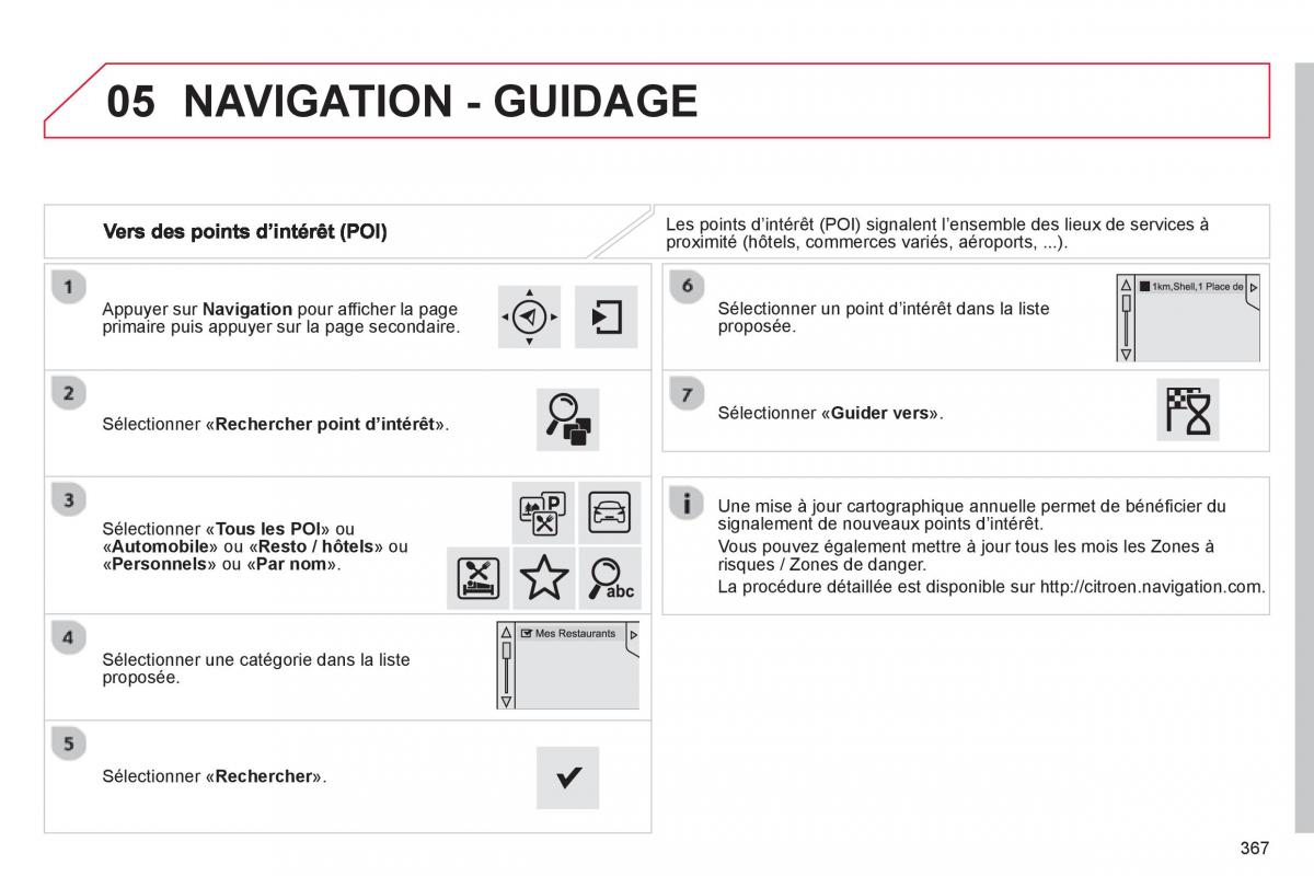 Citroen C4 Picasso Grand Picasso II 2 manuel du proprietaire / page 369