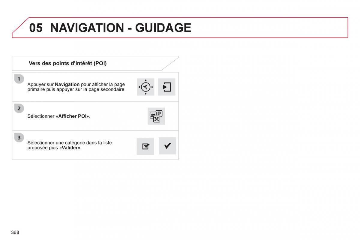 Citroen C4 Picasso Grand Picasso II 2 manuel du proprietaire / page 370