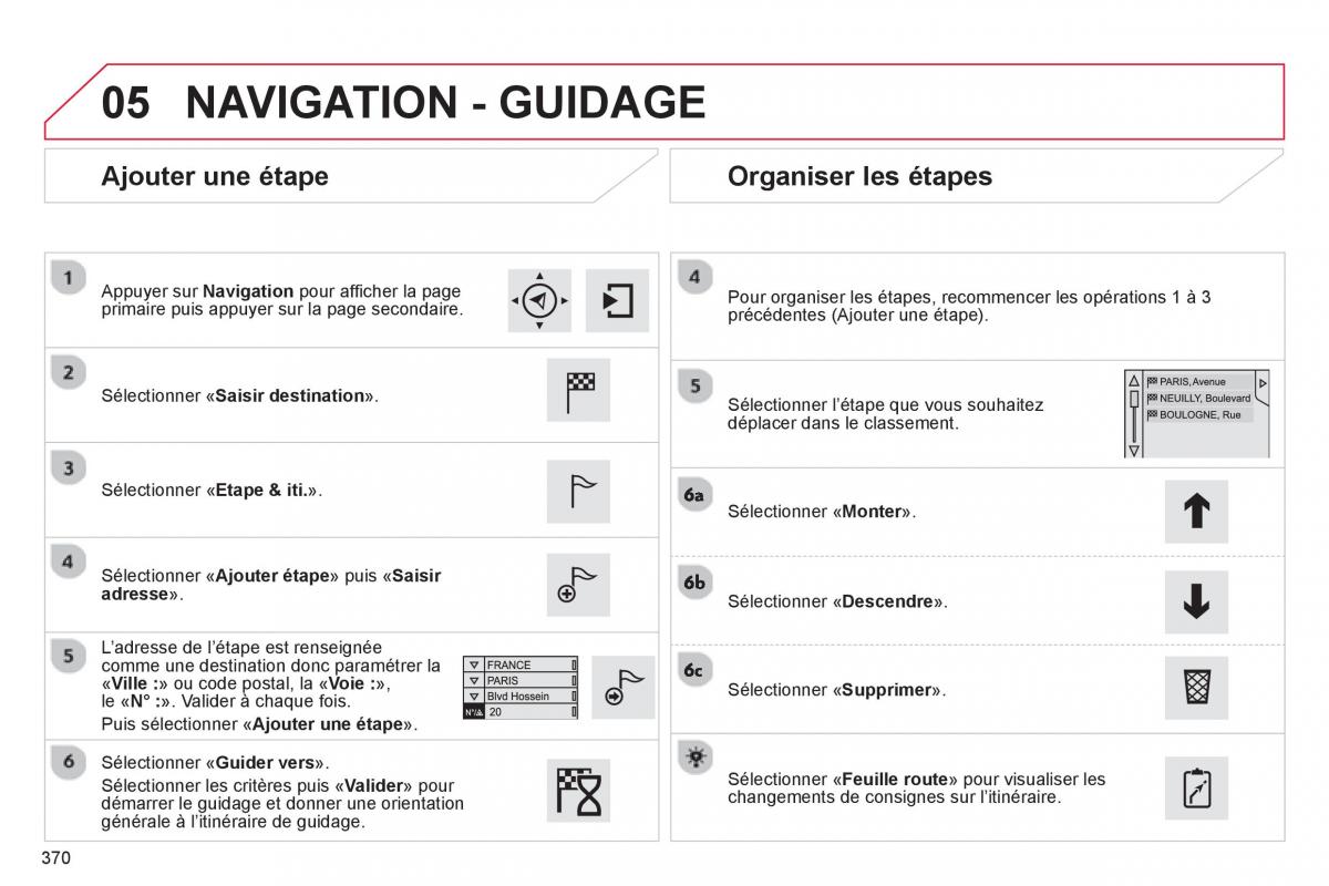 Citroen C4 Picasso Grand Picasso II 2 manuel du proprietaire / page 372